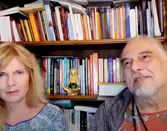 Laár András és felesége