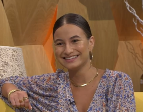 Dárdai Blanka az RTL stúdiójában