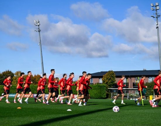 Magyarország válogatottja a pályán