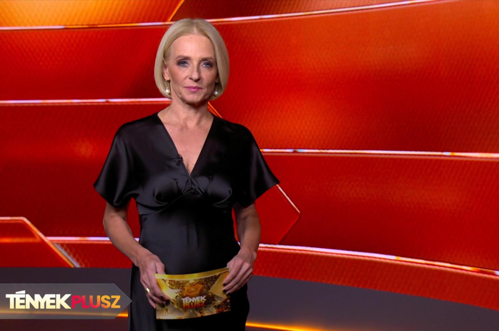 Marsi Anikó a Tények stúdiójában