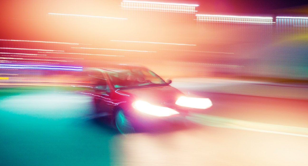 Szembejövő autós az S31-es gyorsforgalmi úton Burgenlandban